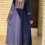 پیراهن ساحلی زنانه گلدوزی هندی مانیا