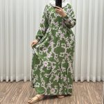 پیراهن ساحلی کرپ طرح فلور - تصویر 6