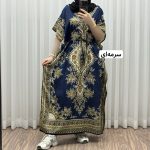 پانچ سیلک هندی تک رنگ - تصویر 2