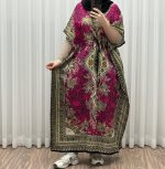 پانچ سیلک هندی تک رنگ - تصویر 9