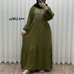 پیراهن ساحلی مدل آیدا چاپی - تصویر 12