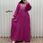 پیراهن ساحلی مدل آیدا چاپی - تصویر 11