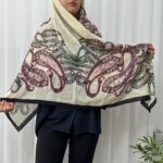 روسری ترکمن ایتالیایی کد R100191-2