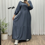 ساحلی جلو دکمه پارچه ساده - تصویر 2