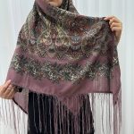 روسری اصیل ترکمن نخی کد Rt100336