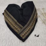 روسری دور دوخت سکهای کد 836 - تصویر 2