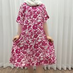 پیراهن راحتی جنس نخی مدل فلور کد 767 - تصویر 6