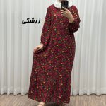 پیراهن ترکمنستان گلریز چین دار 763 - تصویر 5