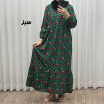 پیراهن ترکمنستان گلریز چین دار 763 - تصویر 13