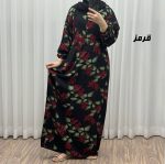 پیراهن جلو دکمه گلدار 766