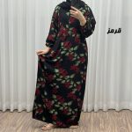 پیراهن جلو دکمه گلدار 766
