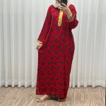 پیراهن ترکمنستان گل نقلی 764 - تصویر 7