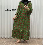 پیراهن ترکمنستان گلریز چین دار 763 - تصویر 8