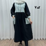 پیراهن کفتان لنین تیکه دوزی 771 - تصویر 2