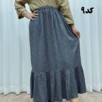 دامن نخی پارچه خارجی مدل پری 772 - تصویر 2