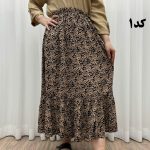 دامن نخی پارچه خارجی مدل پری 772