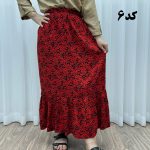 دامن نخی پارچه خارجی مدل پری 772 - تصویر 6