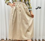 دامن لنین جلو جیب کد 776 - تصویر 10