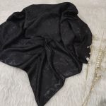 روسری ساتن مدل برگ مارک Bilem ترکیه کد 856