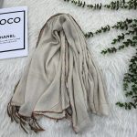 شال برشکا ساده دندان موشی وارداتی کد 988 - تصویر 7