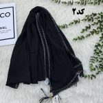 شال برشکا بلک چری دور گان دوزی گد 949 - تصویر 3