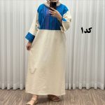 پیراهن کفتان لنین پاییزه سایز بزرگ 1089