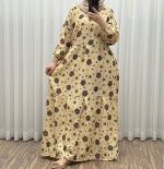 پیراهن ساحلی پاییزه مدل پارلا کد 1090 - تصویر 4