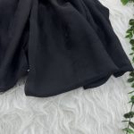 شال مشکی ساده مدل شنل کد 829 - تصویر 2