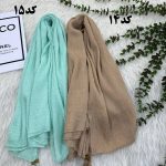 شال برشکا ساده ریز کد 990 - تصویر 12
