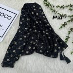 شال مشکی طرح‌بندی کد 875 - تصویر 8