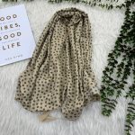 شال نخی گل دار سیآی اسکارف کد 902 - تصویر 4