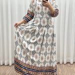پیراهن هندی آینه کاری کد 936