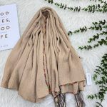 شال برشکا ساده دندان موشی وارداتی کد 988