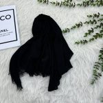 شال سوپرنخ مشکی وارداتی کد 973 - تصویر 2