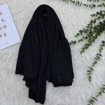 شال برشکا مشکی وارداتی کد 942 - تصویر 2