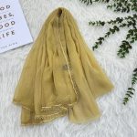 شال حریر مجلسی وارداتی کد 991 - تصویر 5