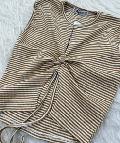 تاپ قهوهای کبریتی کد 1068