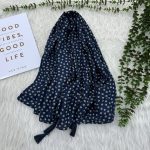 شال نخی گل دار سیآی اسکارف کد 902 - تصویر 6