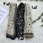 شال پلیسه گلدار کد 868 - تصویر 5