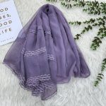 شال حریر مجلسی وارداتی کد 992 - تصویر 3