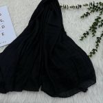 شال وارداتی تک مشکی کد 913