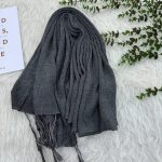 شال ساده لمه دار وارداتی ریشه آفریقایی کد 956