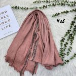 شال پاییزه ساده وارداتی کد 978 - تصویر 5