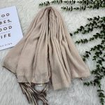 شال برشکا ساده دندان موشی وارداتی کد 988 - تصویر 13