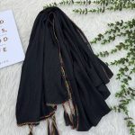 شال برشکا ساده دندان موشی وارداتی کد 988 - تصویر 9