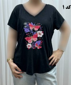 تیشرت طرحدار وارداتی کد 1173