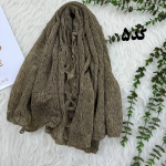شال وارداتی کریشه شنی مدل موج کد 1244 - تصویر 2