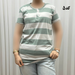تیشرت زنانه H&M جلودکمه کد 1164 - تصویر 9