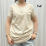 تیشرت زنانه H&M جلودکمه کد 1164 - تصویر 8