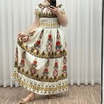 پیراهن وارداتی کریشه آستین کوتاه کد 1181 - تصویر 2